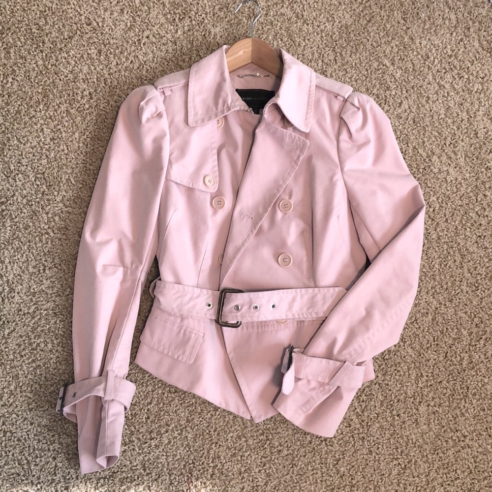 BCBGMaxazria short trench coat